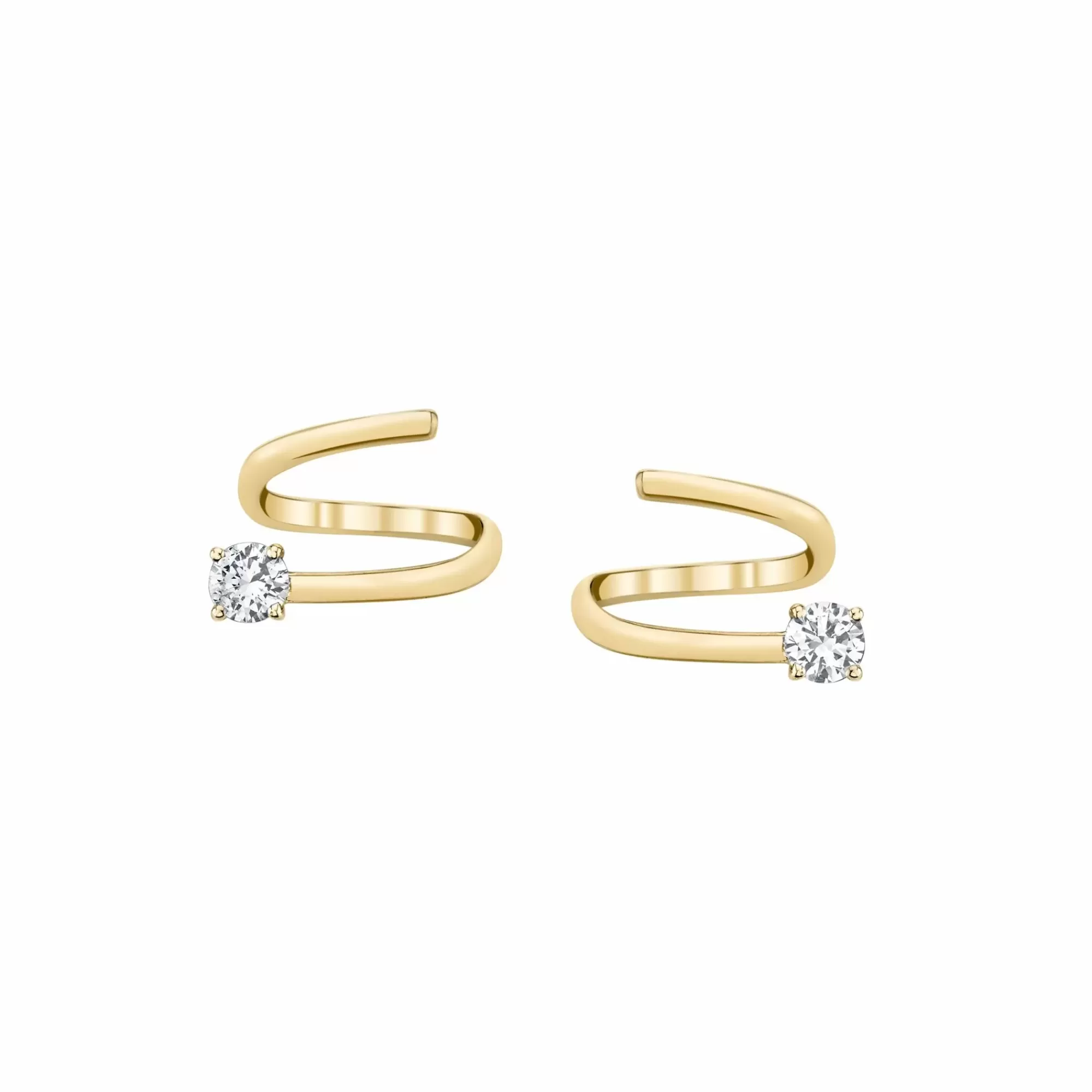 Anita Ko Yellow Gold Diamond Coil Earrings Store