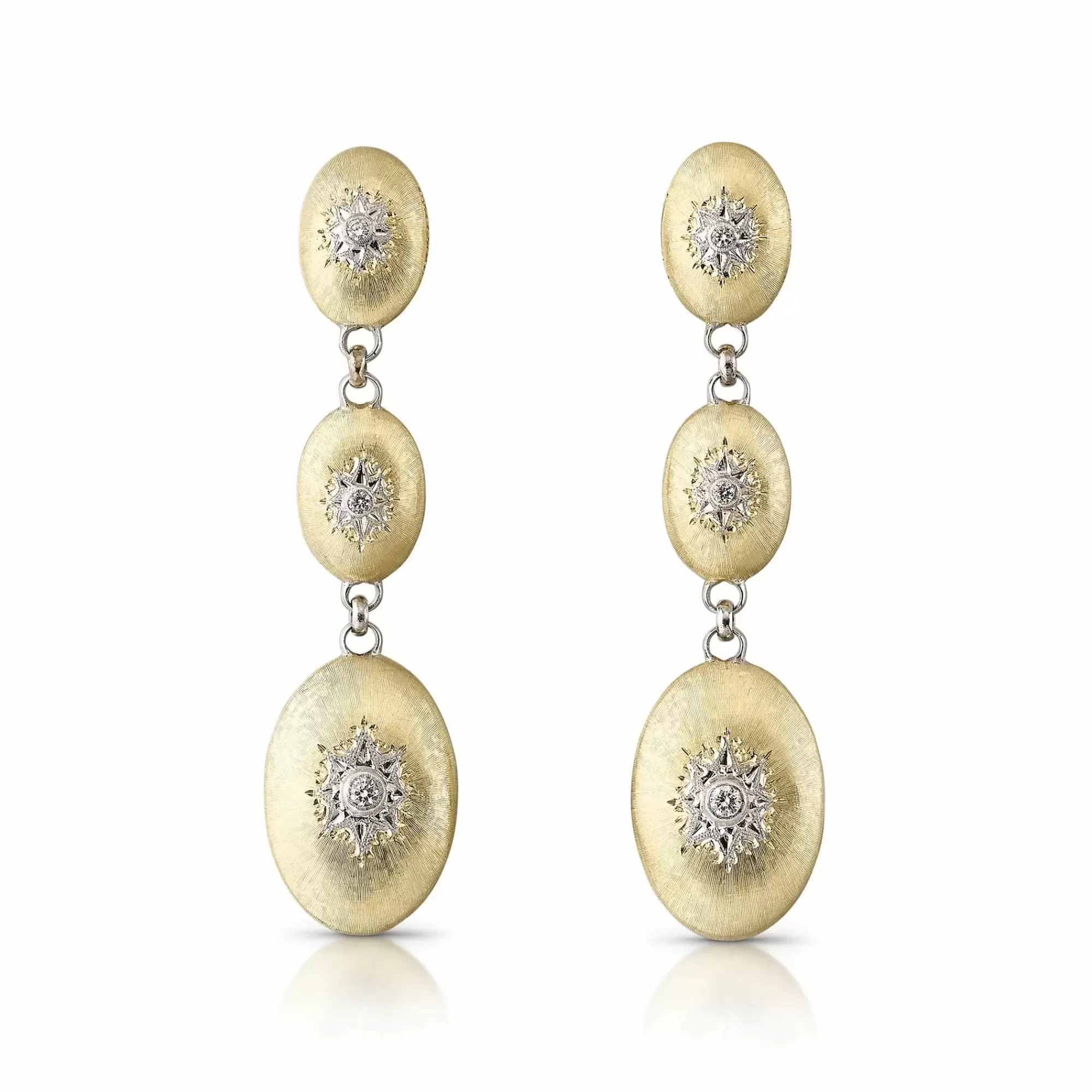 Buccellati Macri Classica Yellow Gold Pendant Earrings Cheap