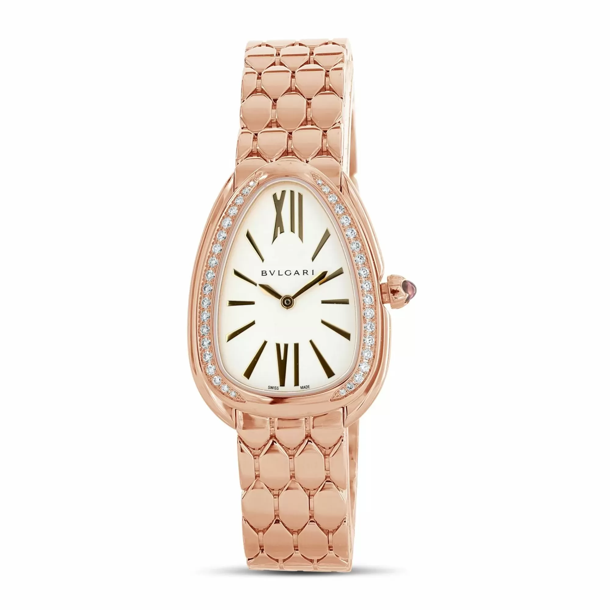 Bvlgari Serpenti Seduttori Rose Gold Diamond Watch Outlet