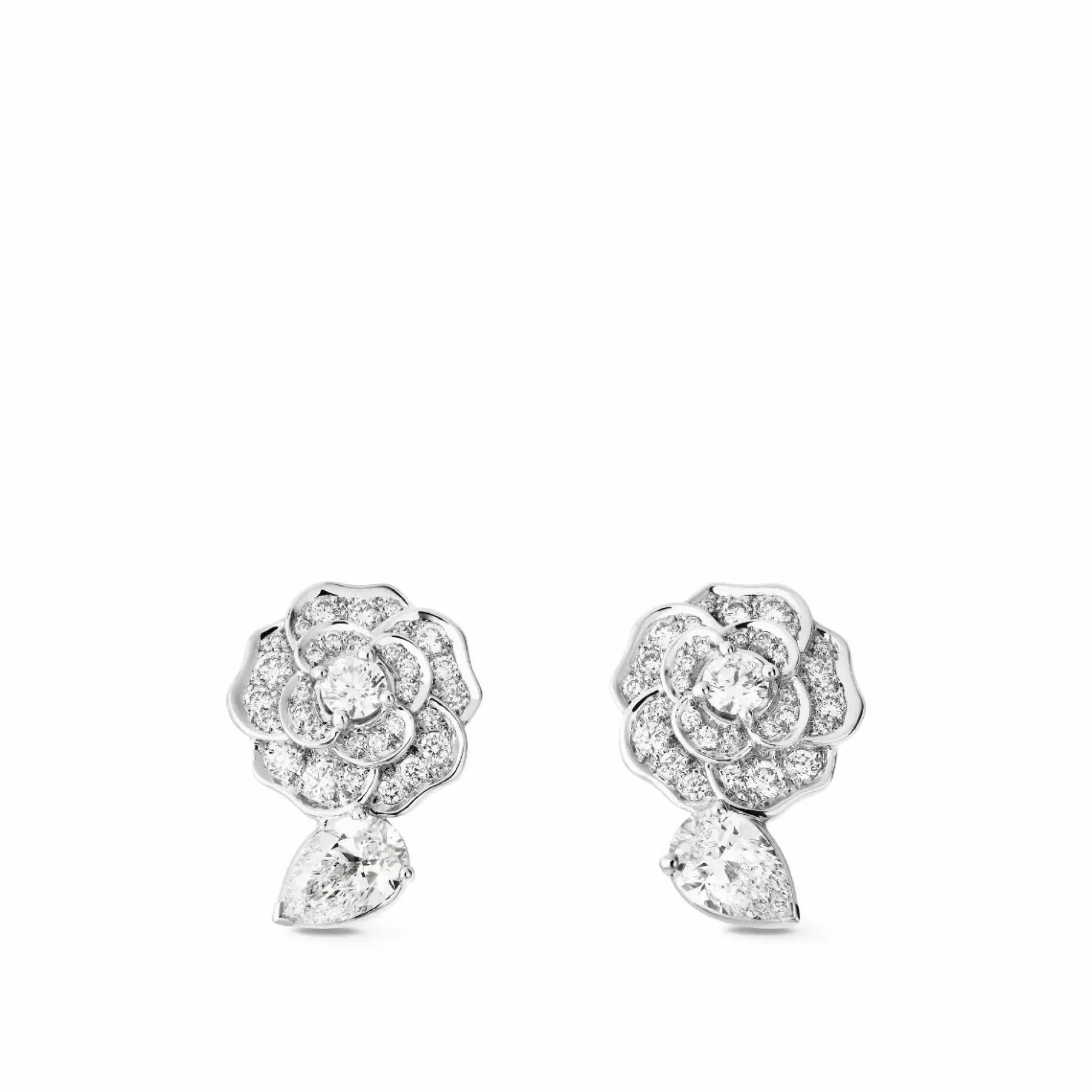 Chanel Camelia Precieux Earrings Fashion