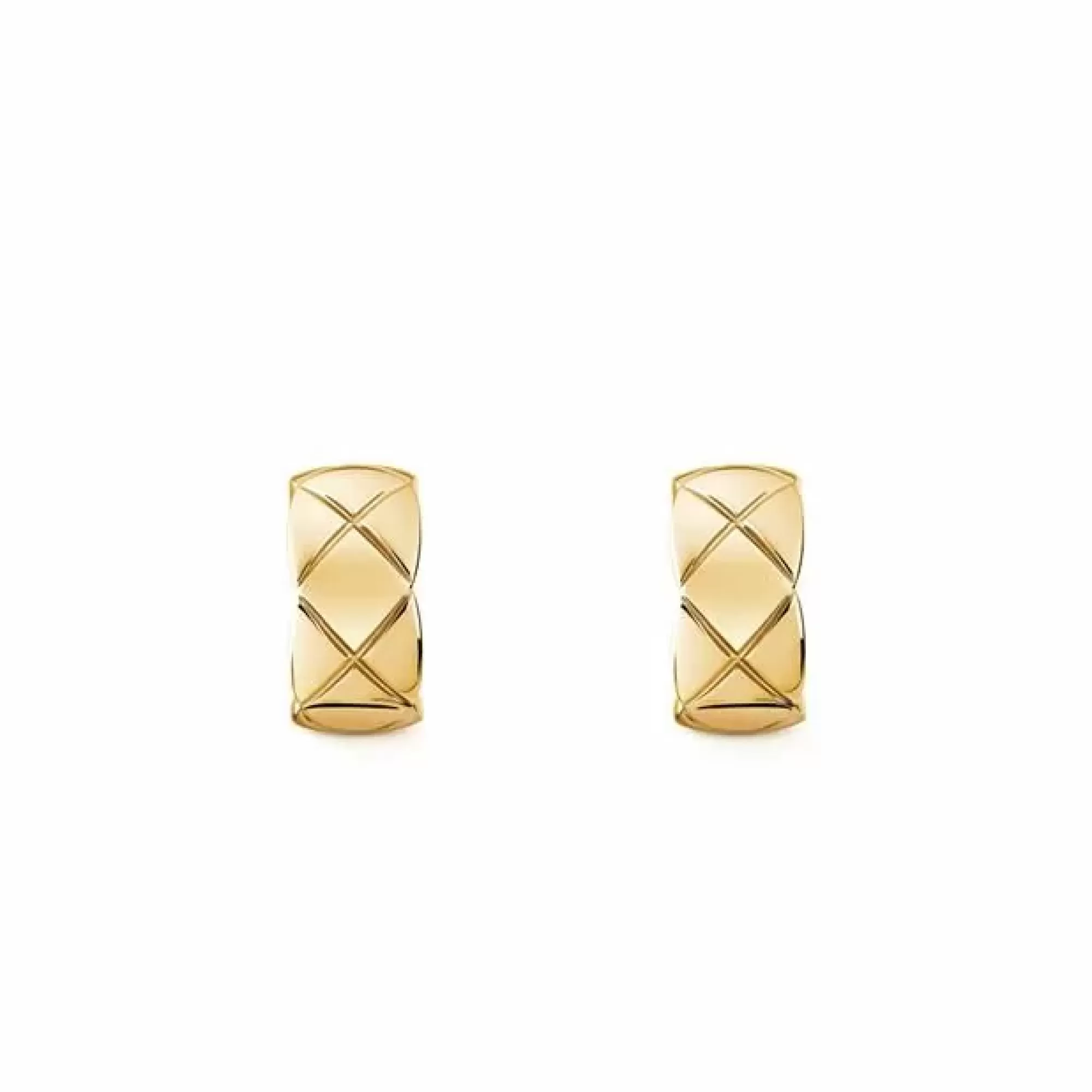 Chanel Coco Crush Quilted Earrings Discount