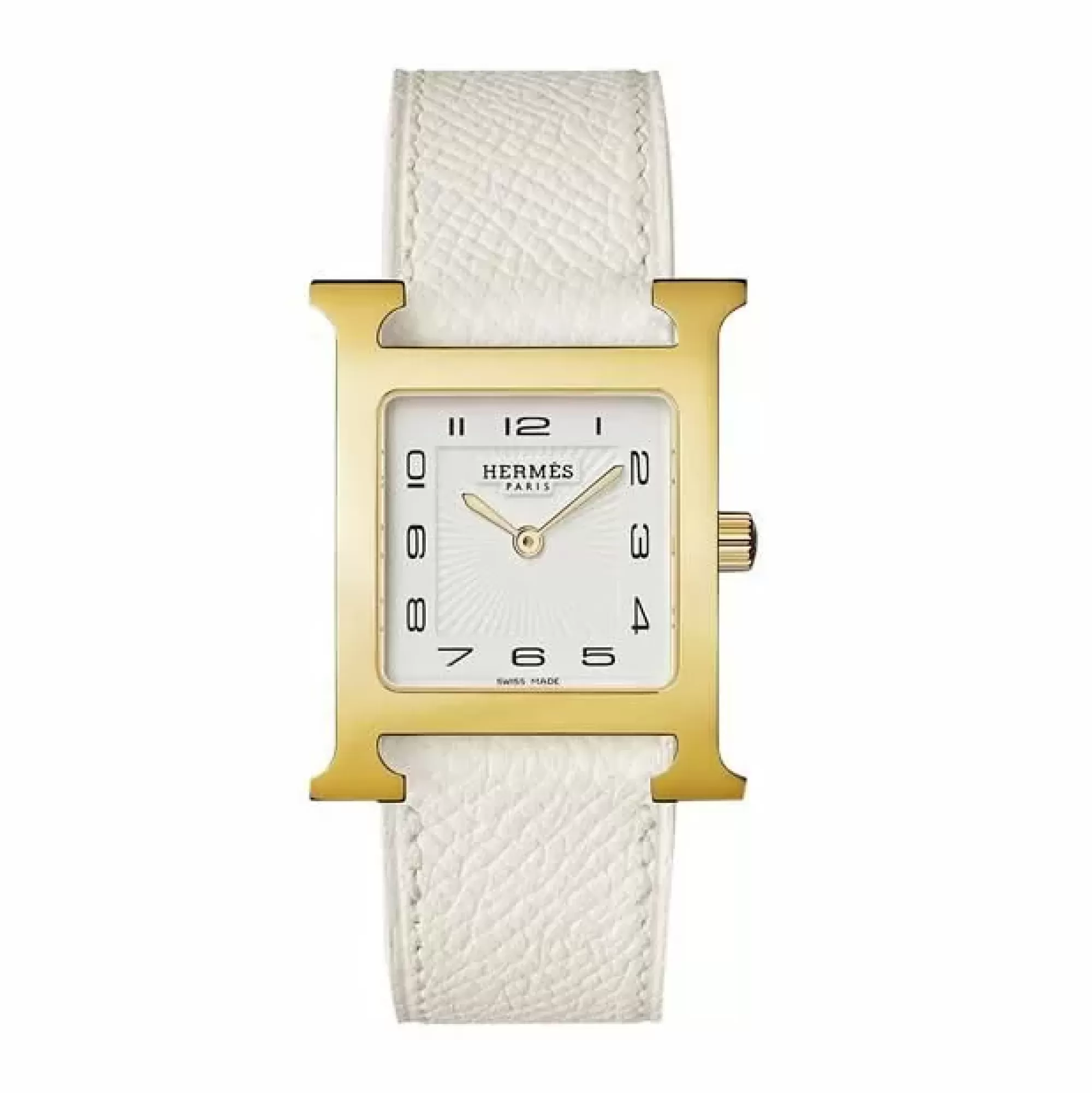 London Jewelers Hermes Heure H Gold Plated Steel Best