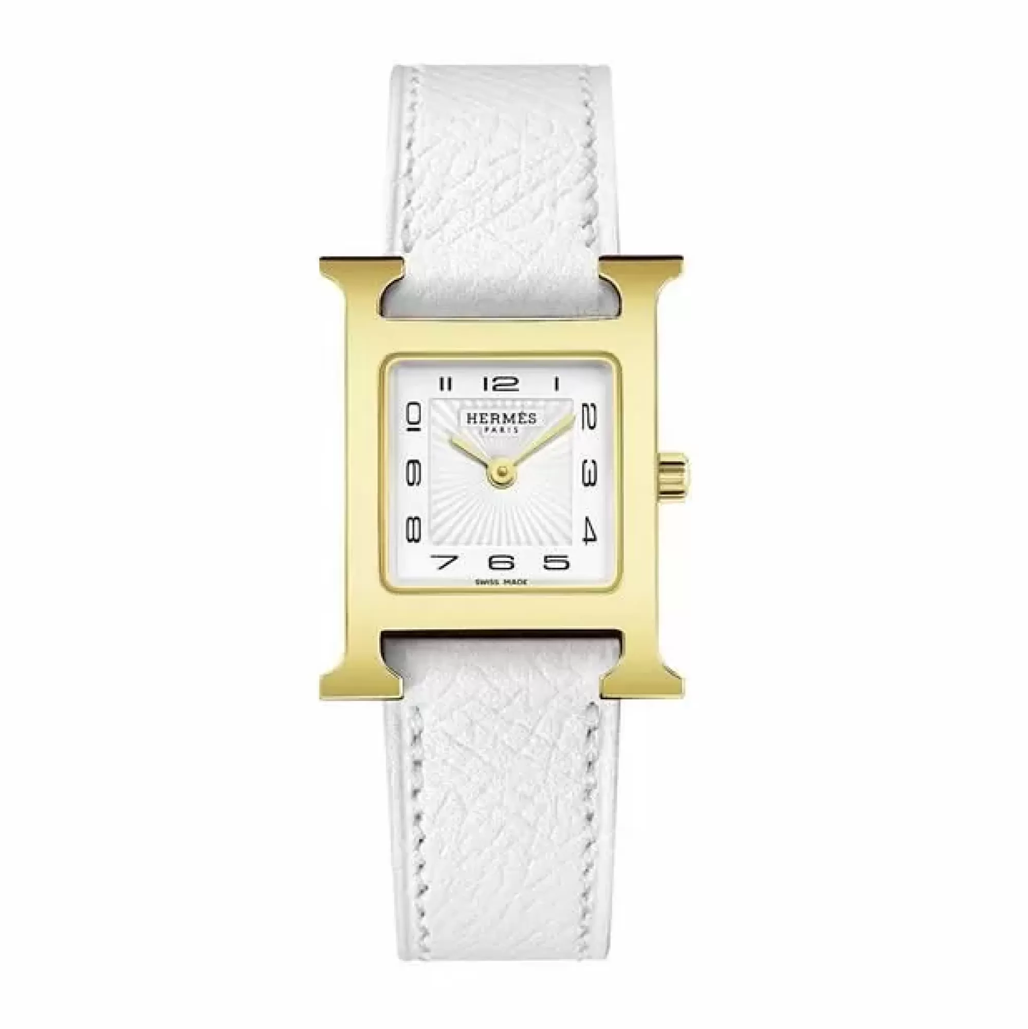 London Jewelers Hermes Heure H Gold Plated Steel Cheap