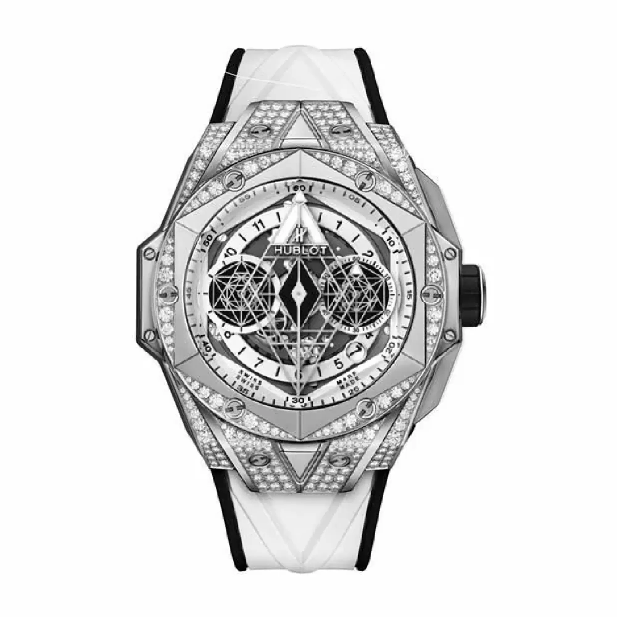 Hublot Big Bang Sang Bleu Titanium White Fashion