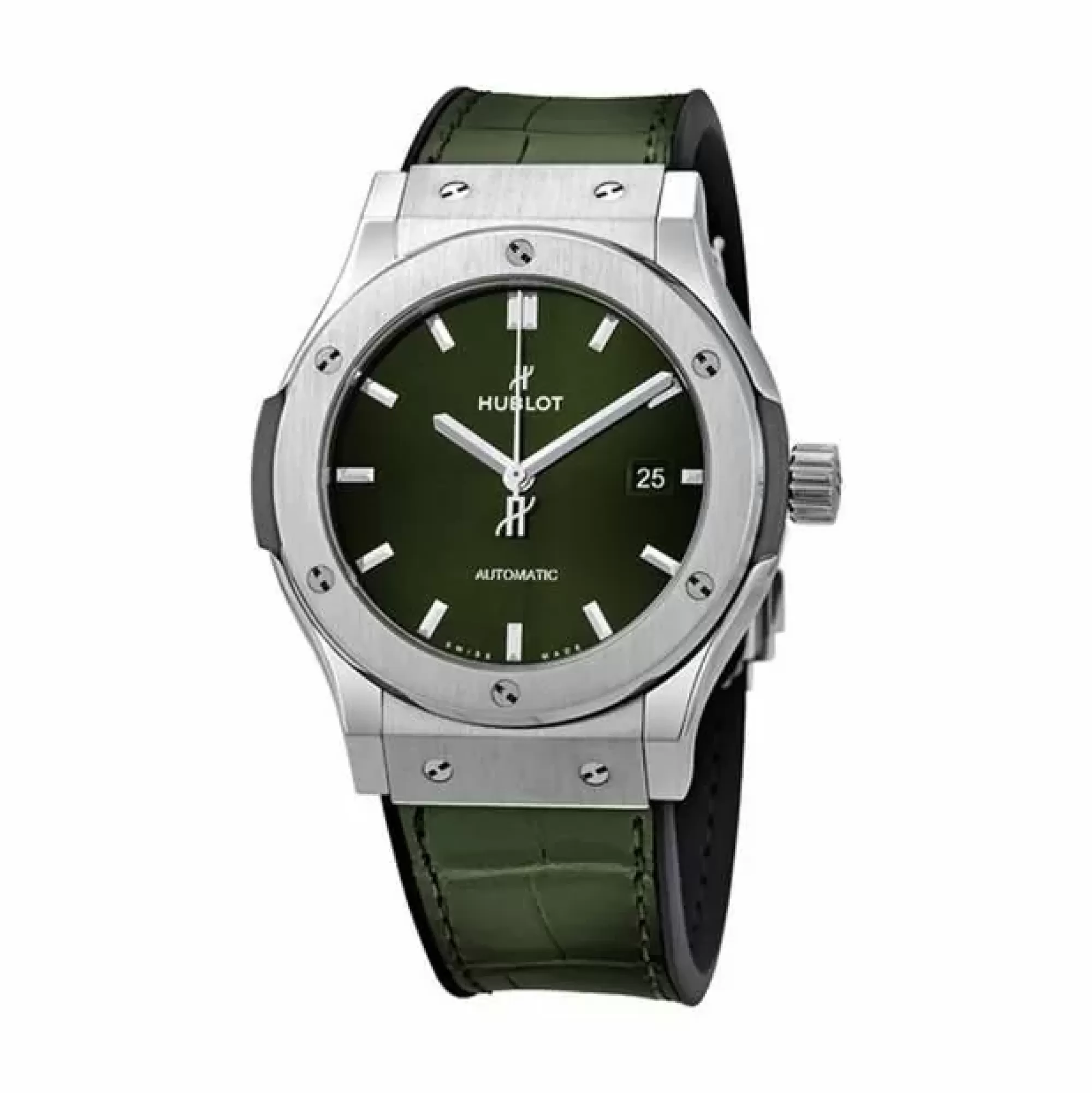 Hublot Classic Fusion Titanium Green Flash Sale