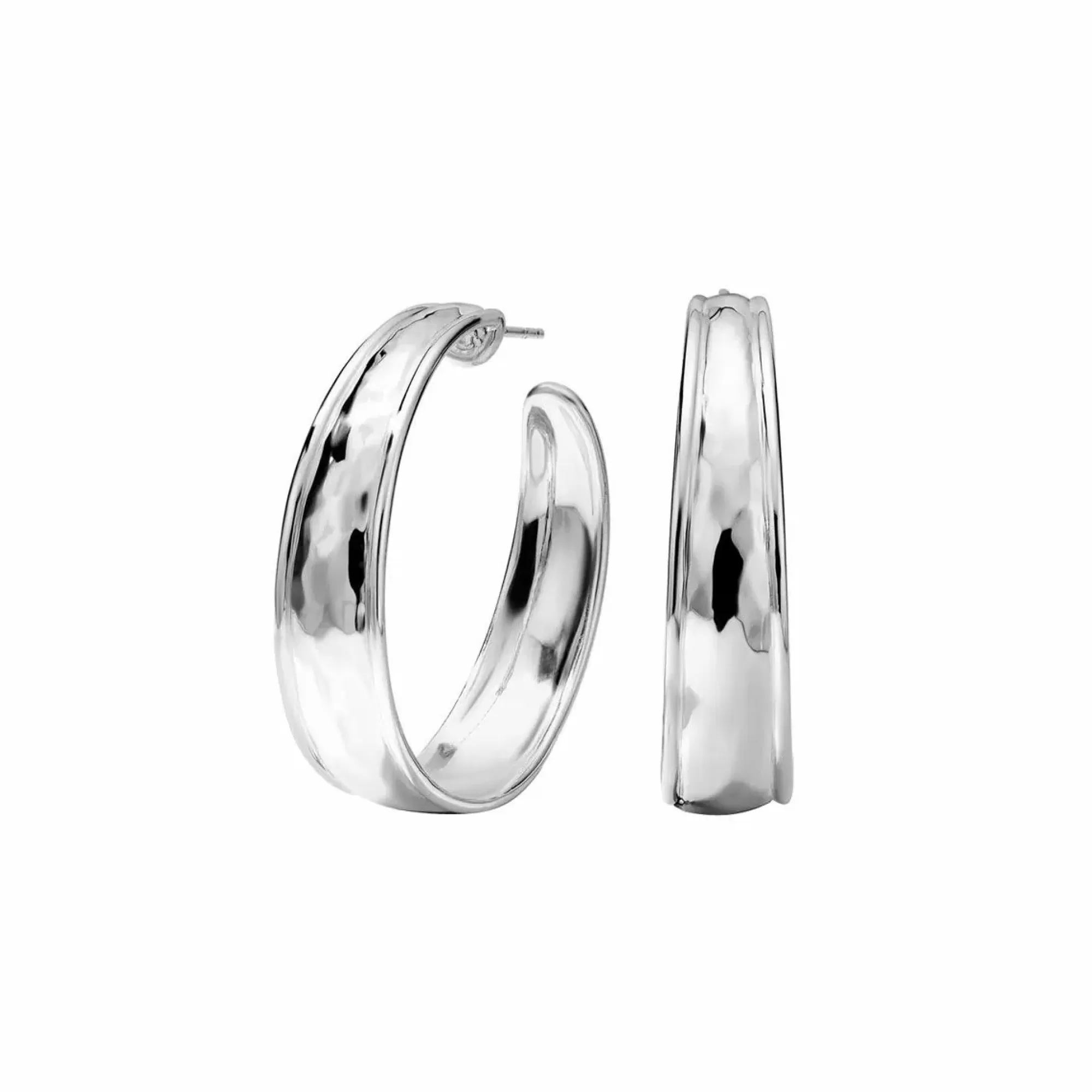Ippolita Classico Goddess Sterling Silver Hoop Earrings Flash Sale