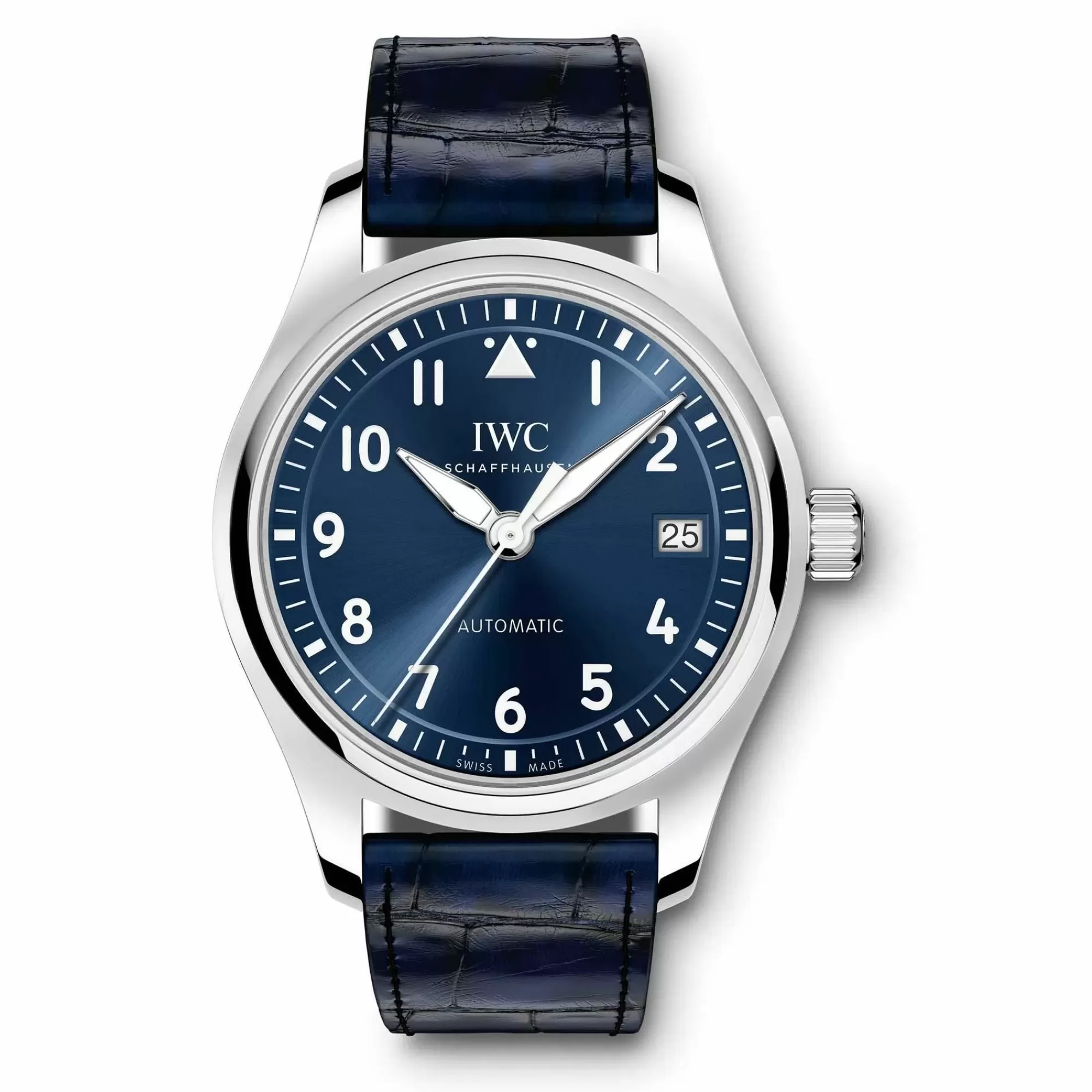 IWC Schaffhausen Steel Pilot Automatic Blue New