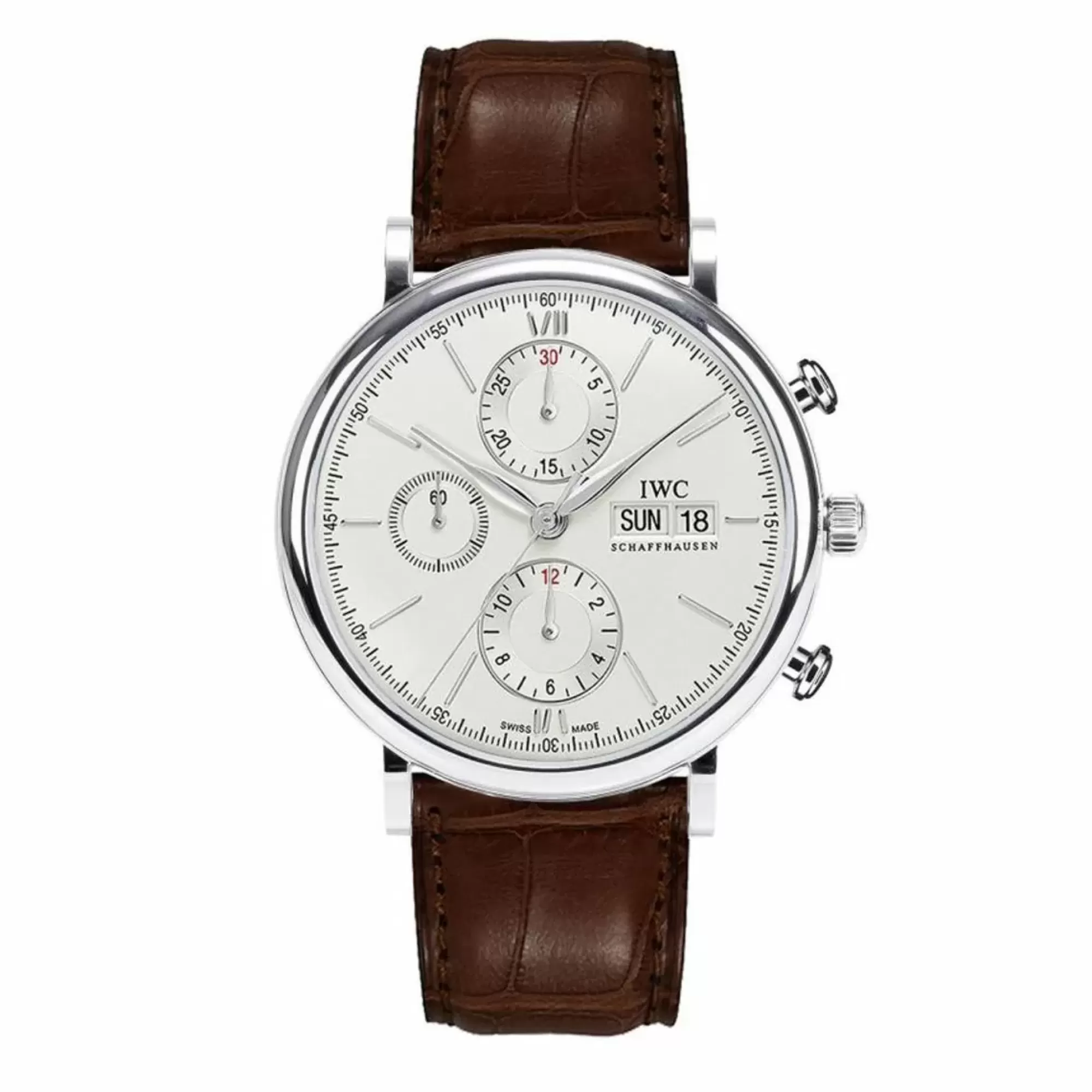 IWC Schaffhausen Steel Portofino Chronograph 42Mm Automatic Silver Shop