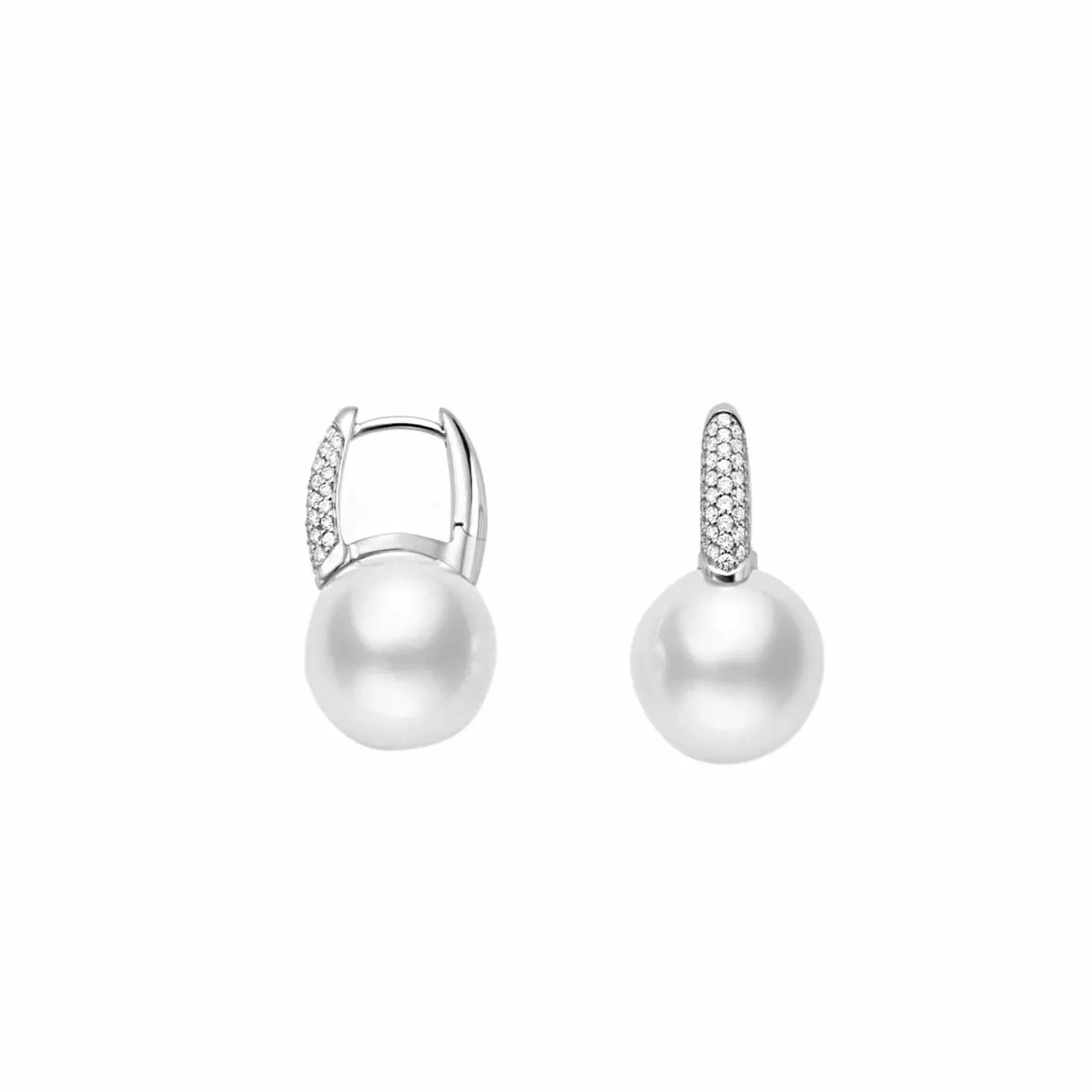 Mikimoto Classic Elegance Sea Pearl And Diamond Earrings Outlet