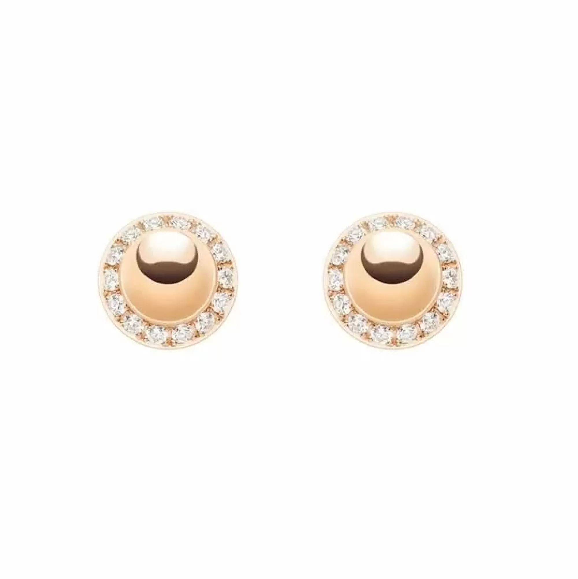 Piaget Possession 18K Rose Gold And Diamond Earrings Best